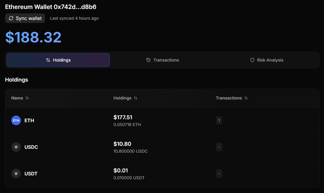 Verifil Dashboard Demonstration